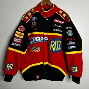 Dale Earnhardt Jr. Oreo Ritz Jacket Men’s 2XL XXL Nascar Jeff Hamilton Vintage